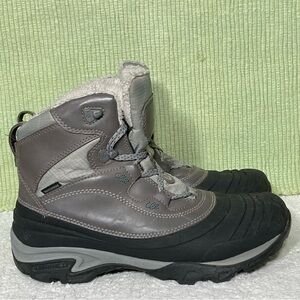 Merrell Womens Grey Snowbound Mid Waterproof Opti Warm 200g Insulated Boots Sz 8